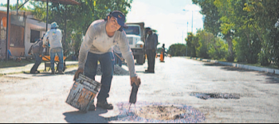 Hasta ahora, se han atendido más de 7,472 reportes y tapado 54,908 baches en 358 colonias y comisarías