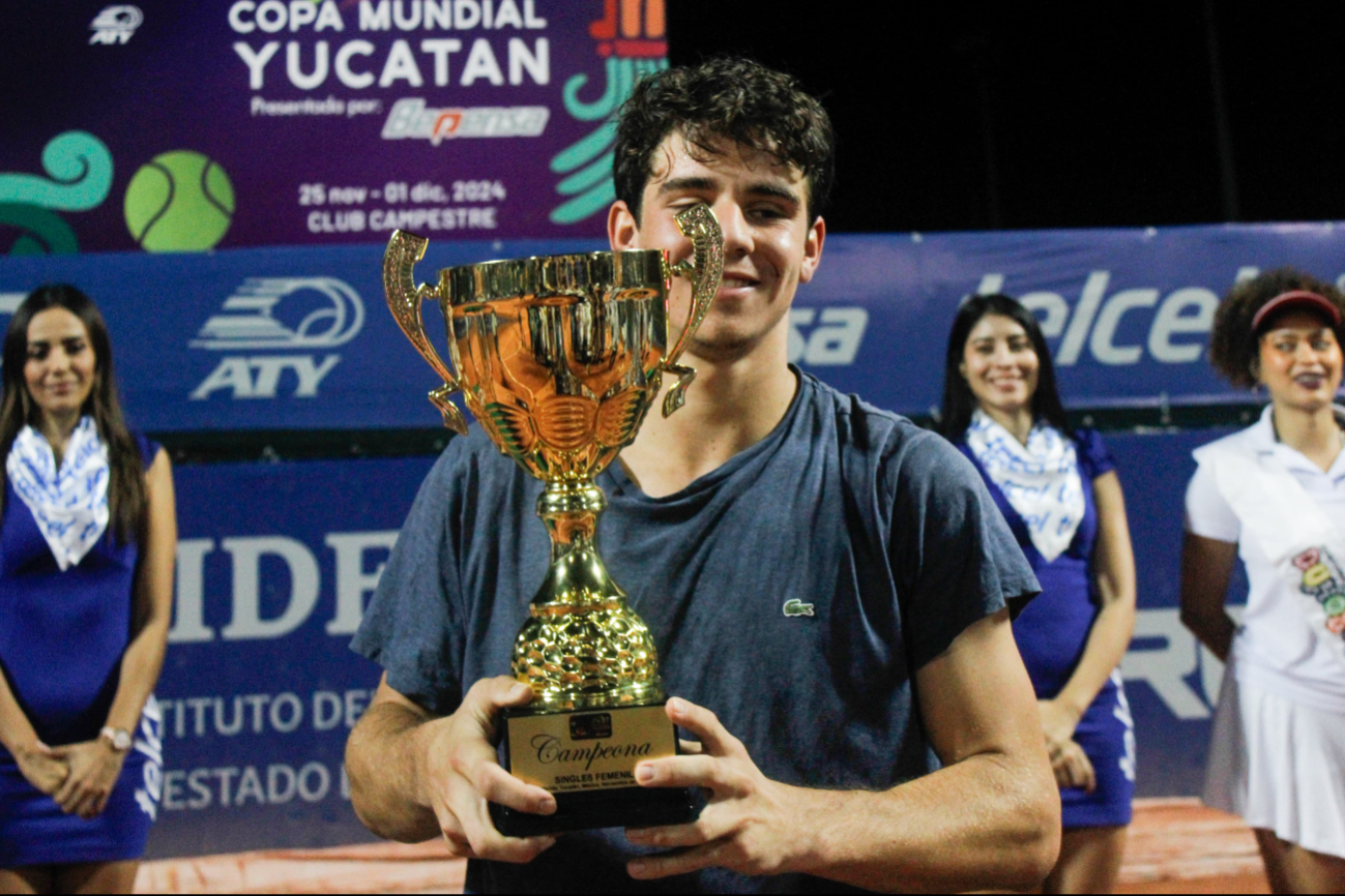 Elizara Yaneva y el francés Thomas Faurel son los campeones de la Copa Mundial Yucatán de Tenis J500.