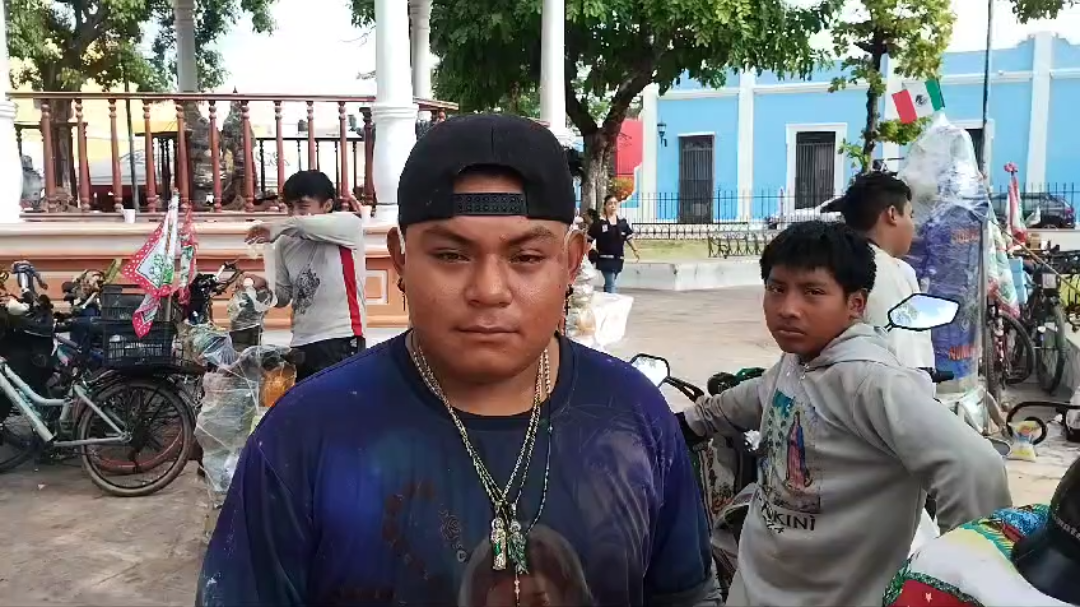 Jorge Mauricio Kantún hizo el recorrido desde Nunkiní hasta lasa Basílica de Guadalupe