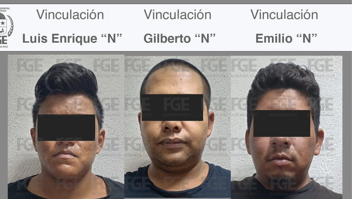 Debido a las evidencias, un Juez de Control vinculó a proceso a los tres integrantes de un grupo delictivo