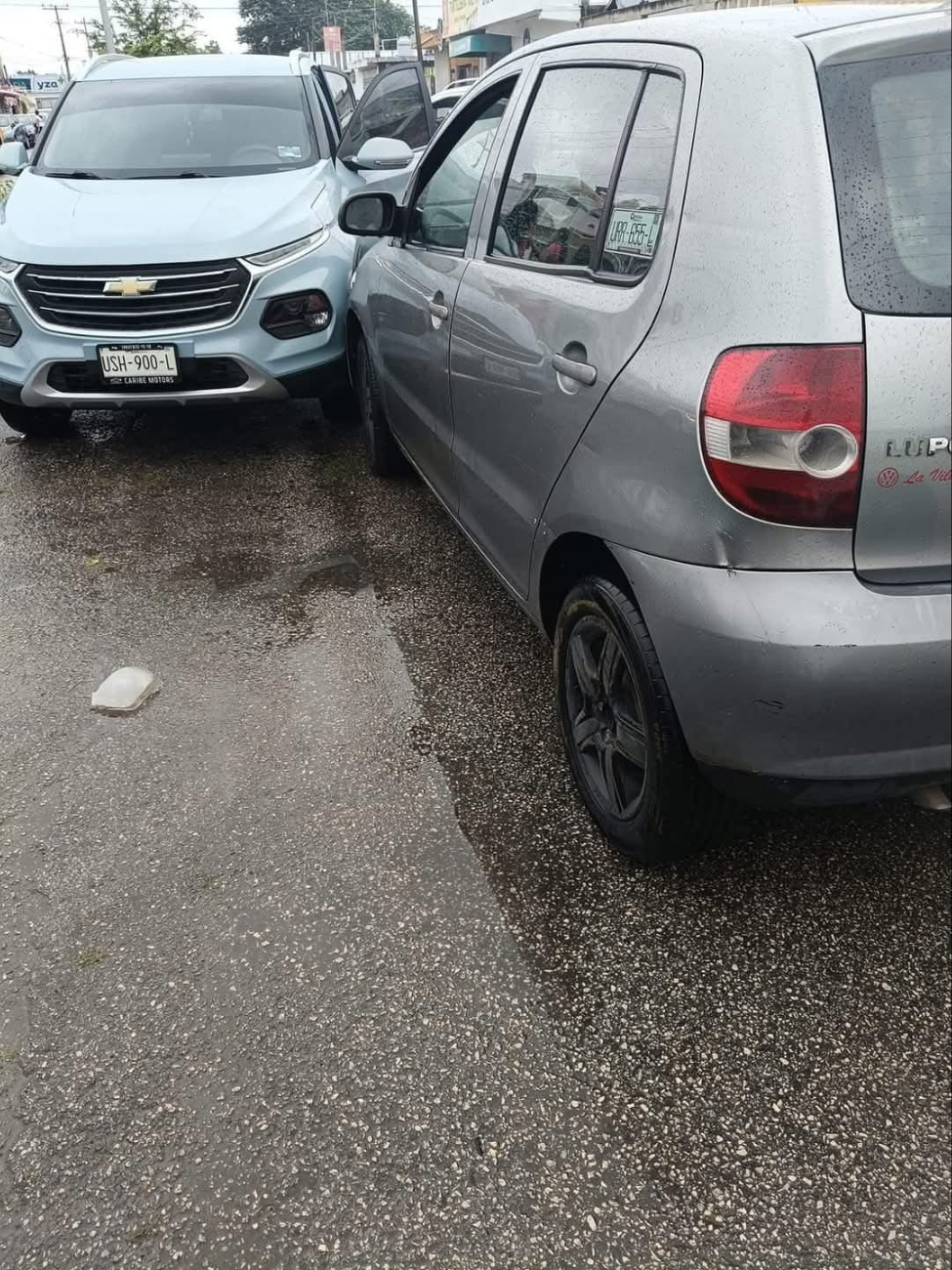 Los accidentes fueron reportados durante las lluvias, principales causantes de choques