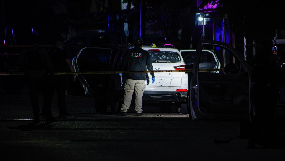 Dos camionetas protagonizaron una persecución en las calles de la colonia Laureles Pinos de Culiacán