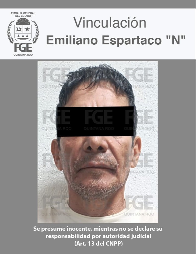 Vinculan a proceso a Emiliano Espartaco “N” por extorsión en Playa del Carmen 