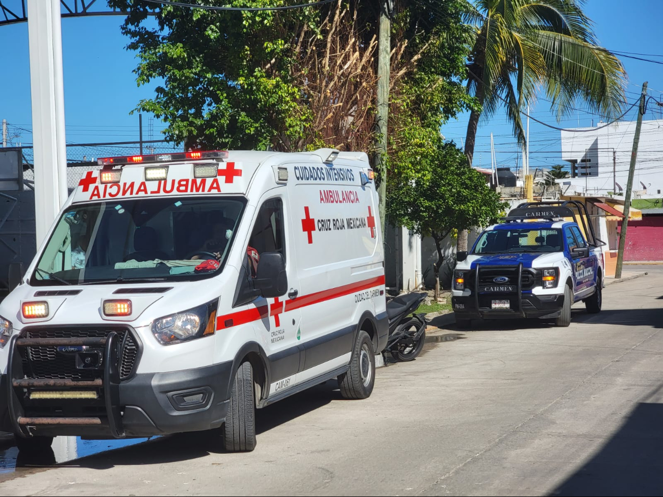 Hombre lesionado en la Belisario Domínguez.