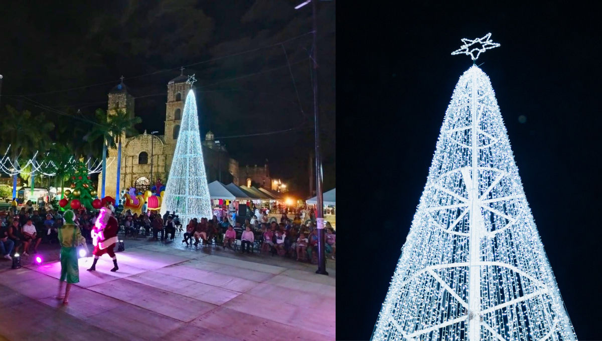 El ayuntamiento encendió su árbol navideño el 15 de diciembre