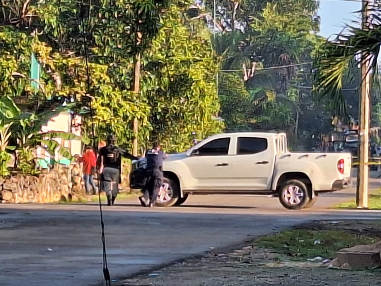 El herido fue trasladado a un hospital para tratar sus heridas