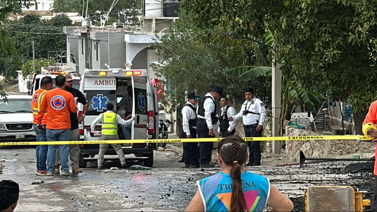 Se vuelca tractor en Campeche y deja 4 lesionados