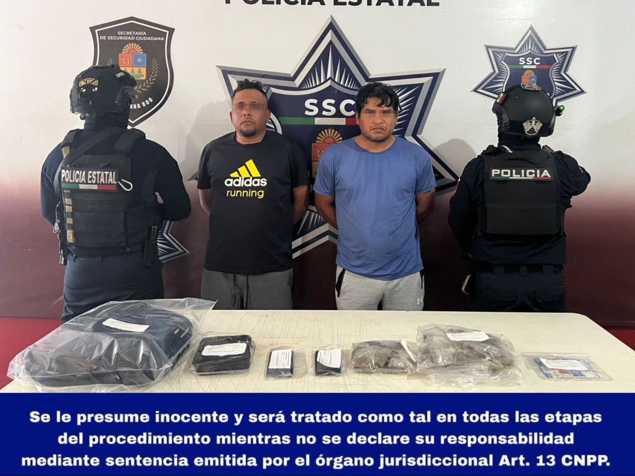 La cantidad de bolsas con marihuana tenían un valor de mil pesos