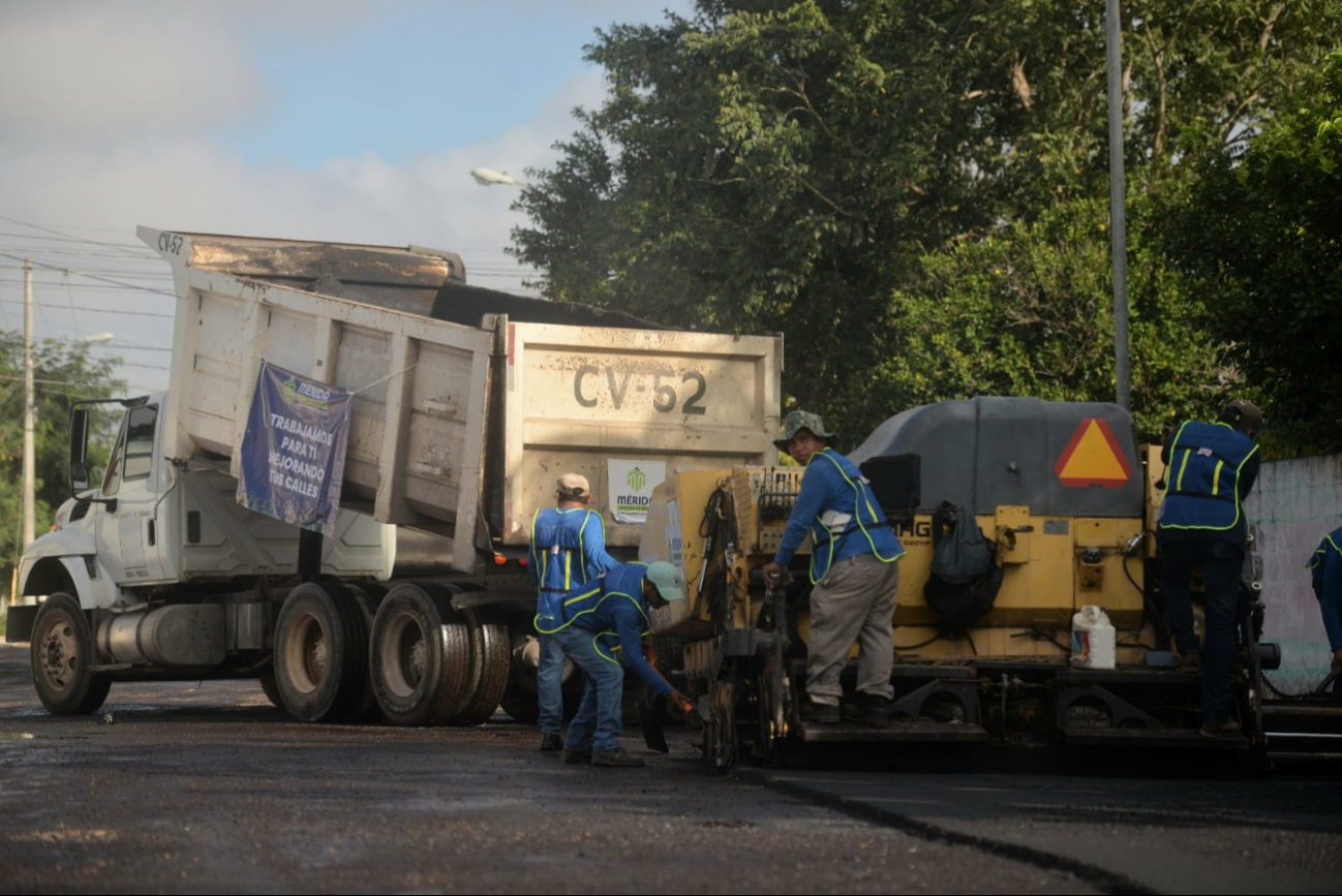 Se seguirá trabajando en las obras de repavimentación en Mérida