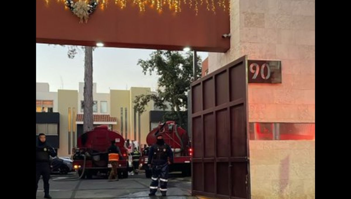 Se registró un incendio en un inmueble de la alcaldía Tlalpan, donde anteriormente residió el expresidente Andrés Manuel López Obrador