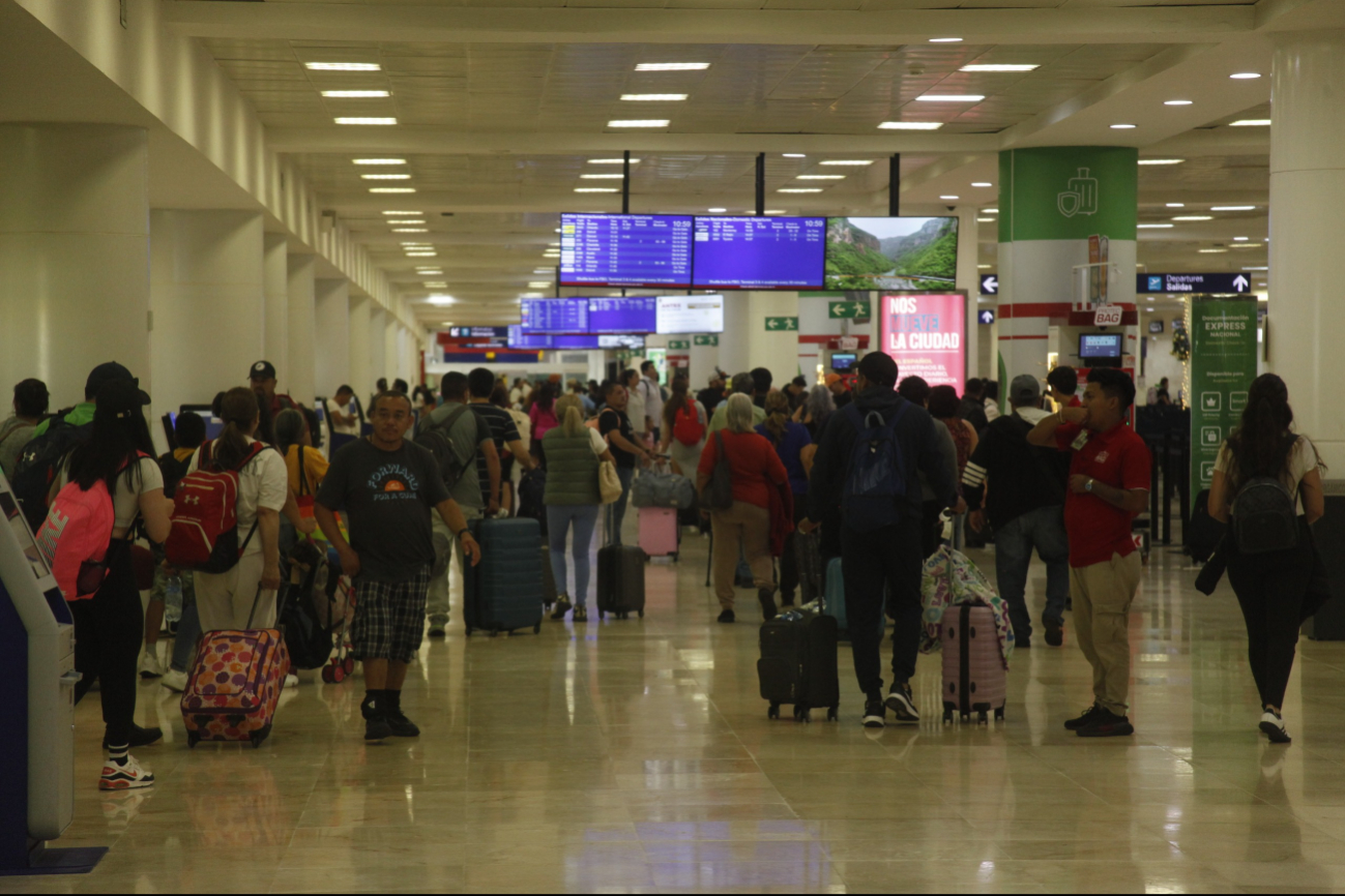 Este 2 de diciembre el Aeropuerto Internacional de Cancún se registró un total de 513 vuelos