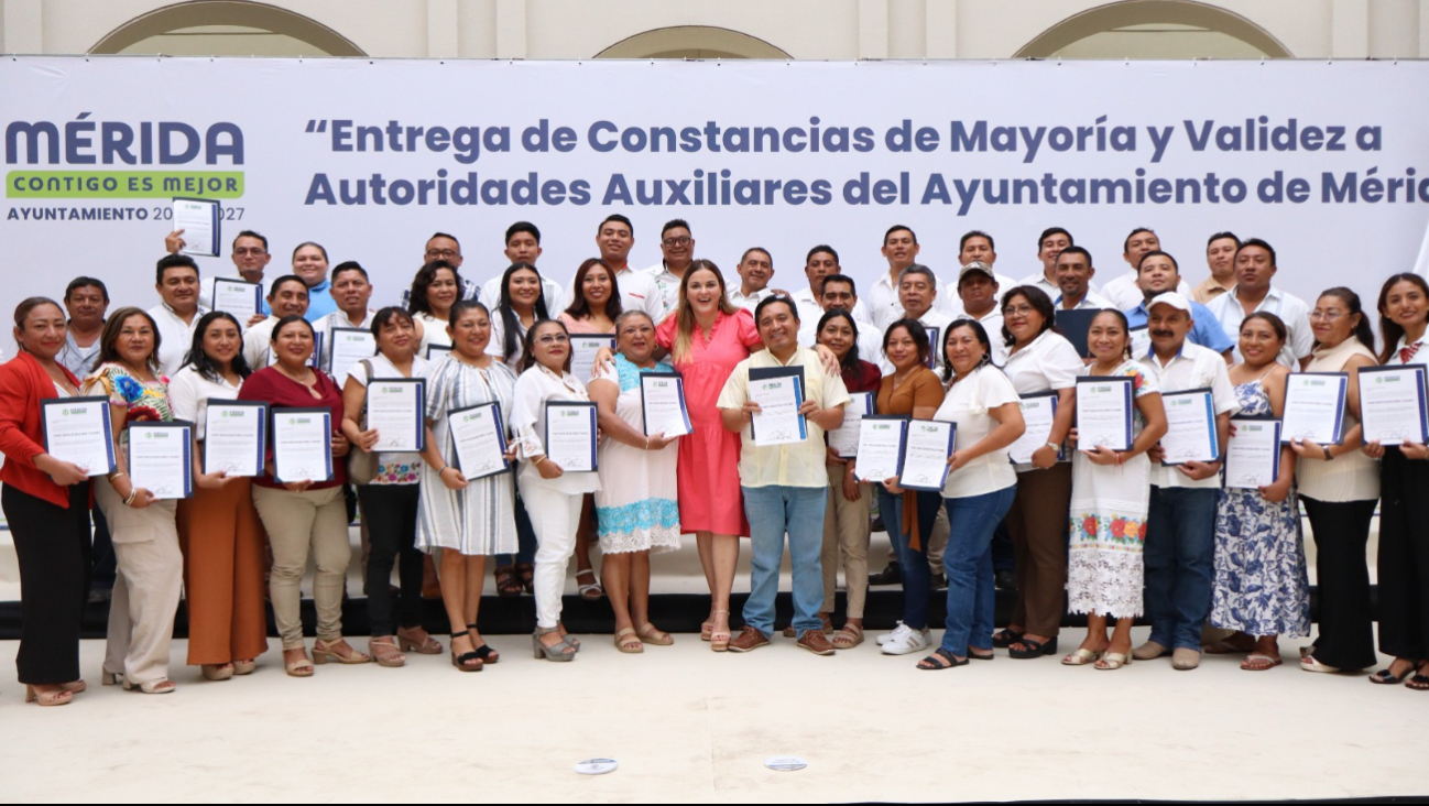 Son 47 comisarios electos de Mérida