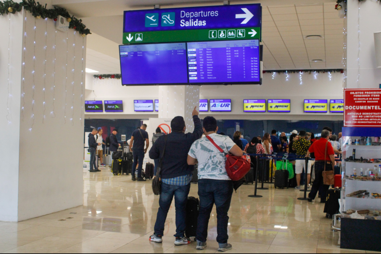 Son seis vuelos retrasados en el aeropuerto de Mérida