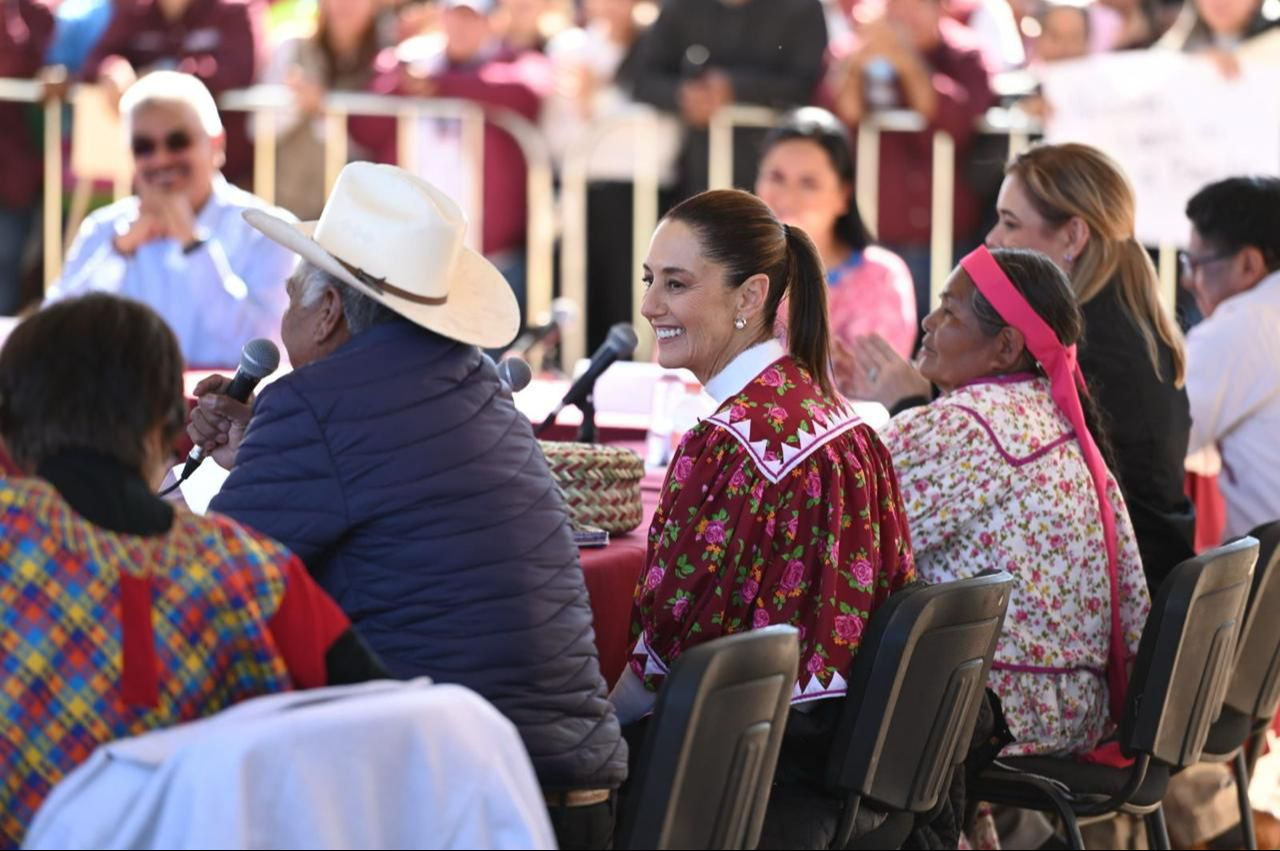 Claudia Sheinbaum visita Chihuahua para firmar reconocimiento a la comunidad rarámuri