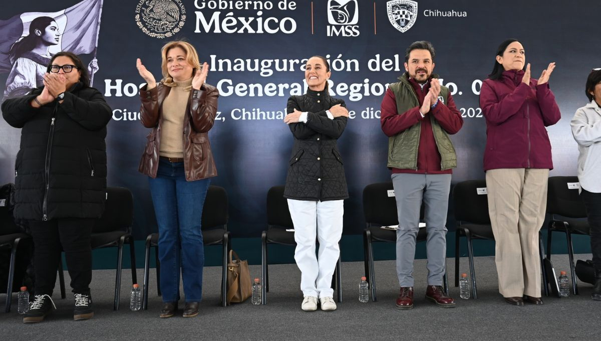 La Presidenta de México estuvo acompañada por autoridades estatales y miembros de su gabinete