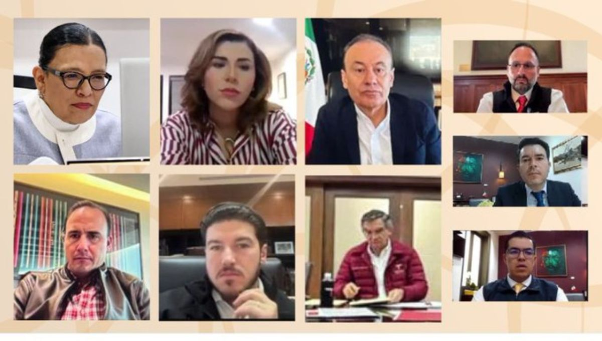 La secretaria de Gobernación, sostuvo una reunión con gobernadores de la frontera norte, para afinar la estrategia ante posibles deportaciones masiva