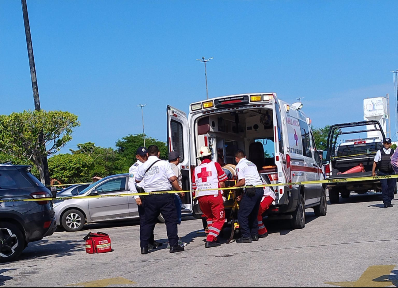 Balean a masculino en estacionamiento d e Sam's.