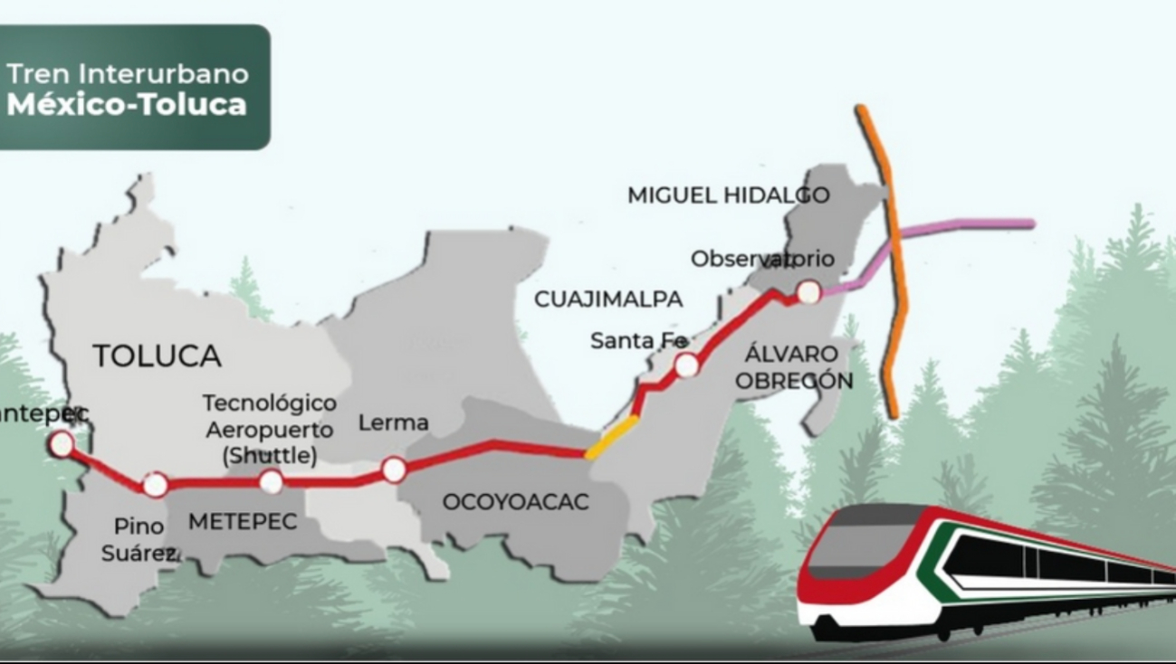 El trasporte público te puede llevar de la CDMX a Toluca.