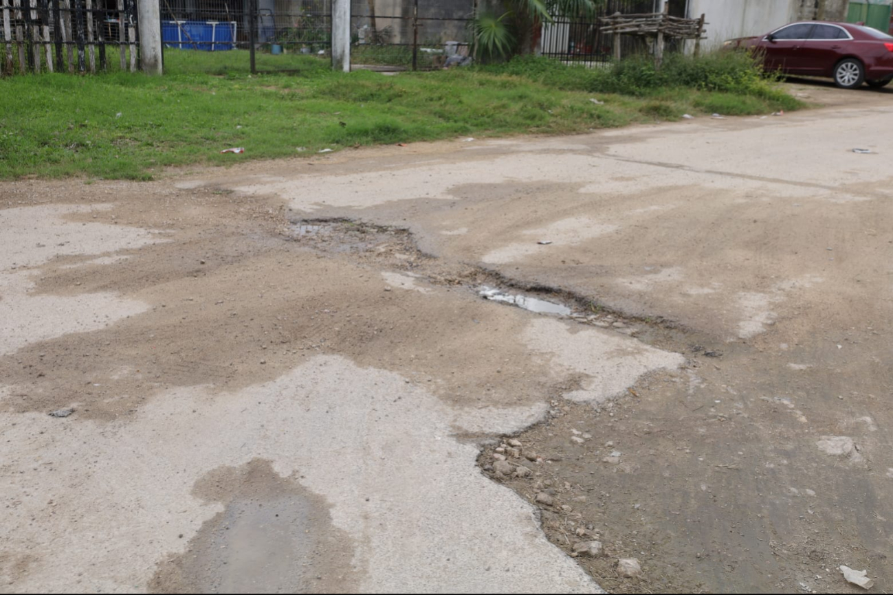 Comunidad de Calderitas en espera de pavimentación y vigilancia.