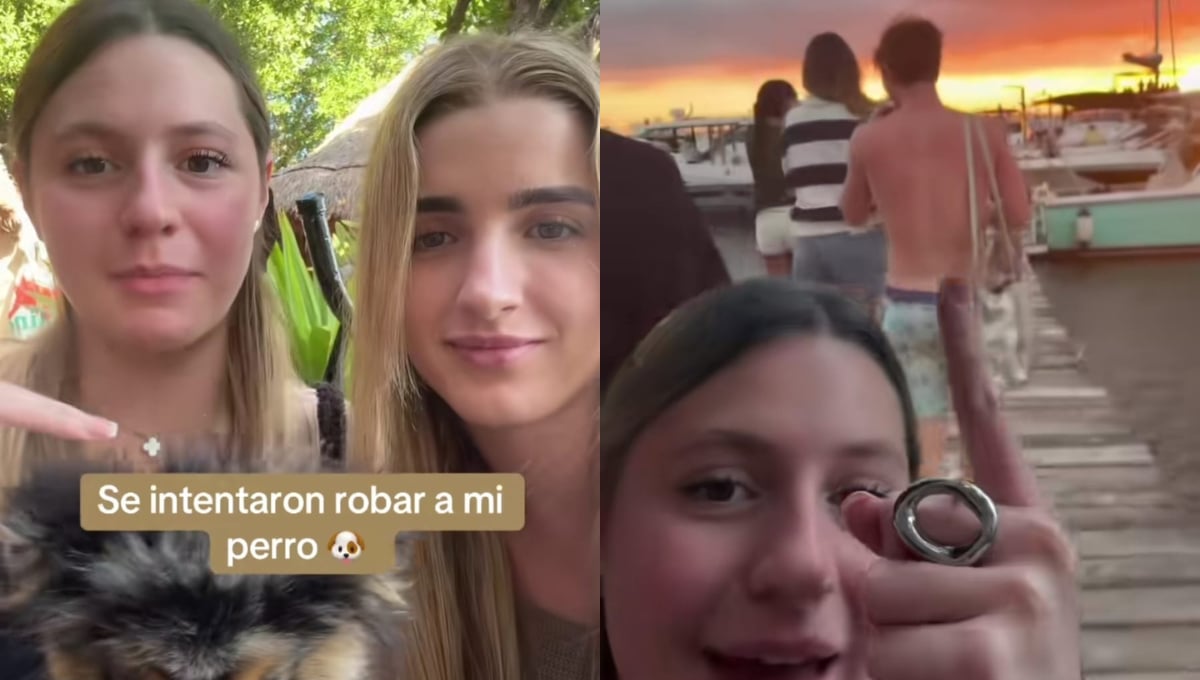 Fue por medio de TikTok que Montse y María, su prima, revelaron los rostros de los "gringos" que intentaron llevarse a su perro