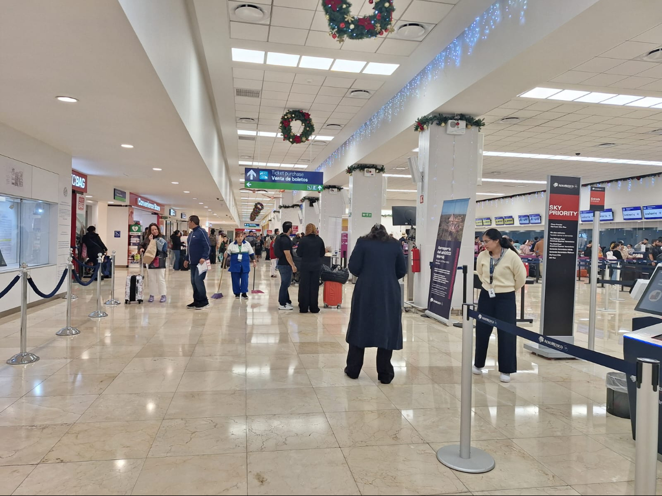 La movilidad de vuelos en el aeropuerto de Mérida sigue incrementando