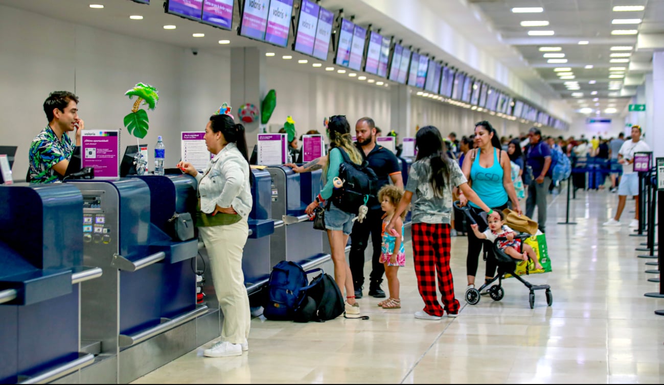 Aeropuerto de Cancún registra 52 vuelos demorados hoy viernes 3 de enero del 2025