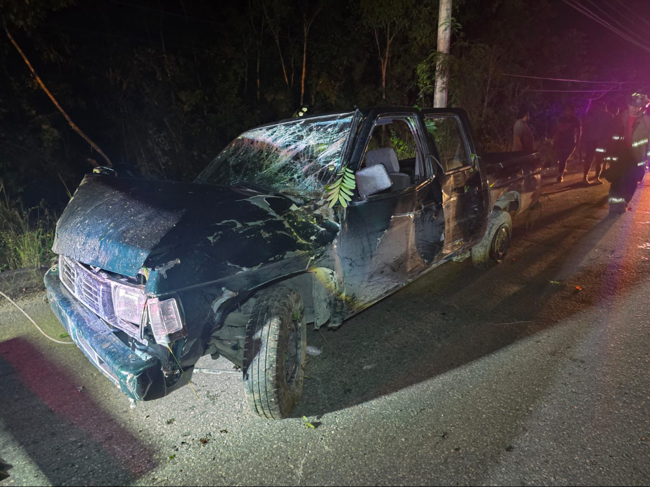 El primer accidente ocurrió sobre el Arco Vial a la altura del fraccionamiento La Joya