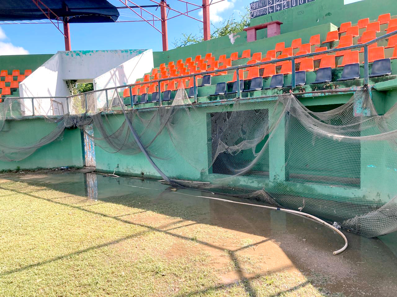 Algunos eventos deportivos fueron suspendidos debido al estado de las canchas