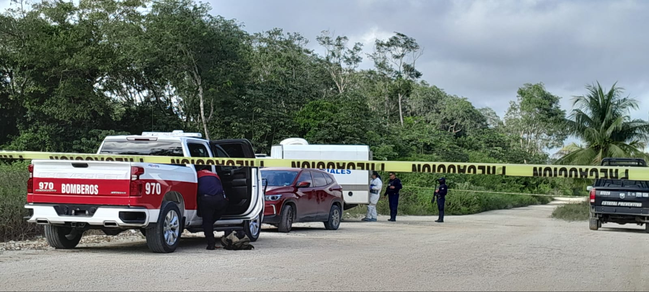 El cuerpo estaba envuelto en una cobija y presentaba signos de tortura