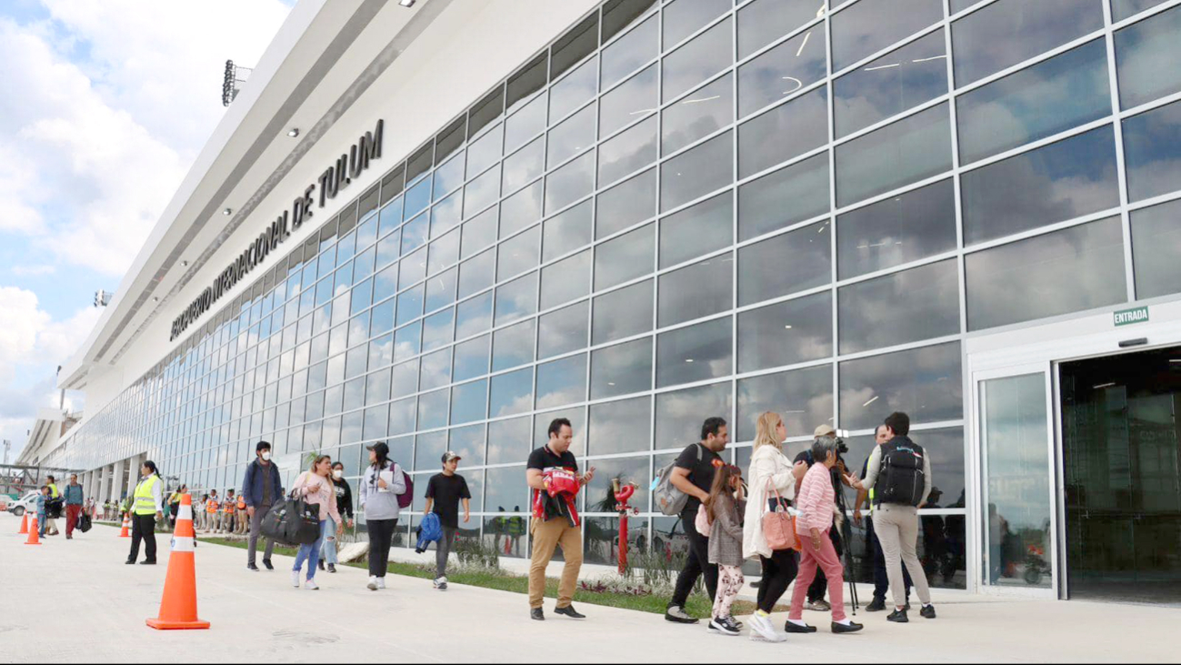 Aeropuerto de Tulum supera la meta; reporta más de un millón de pasajeros en su primer año