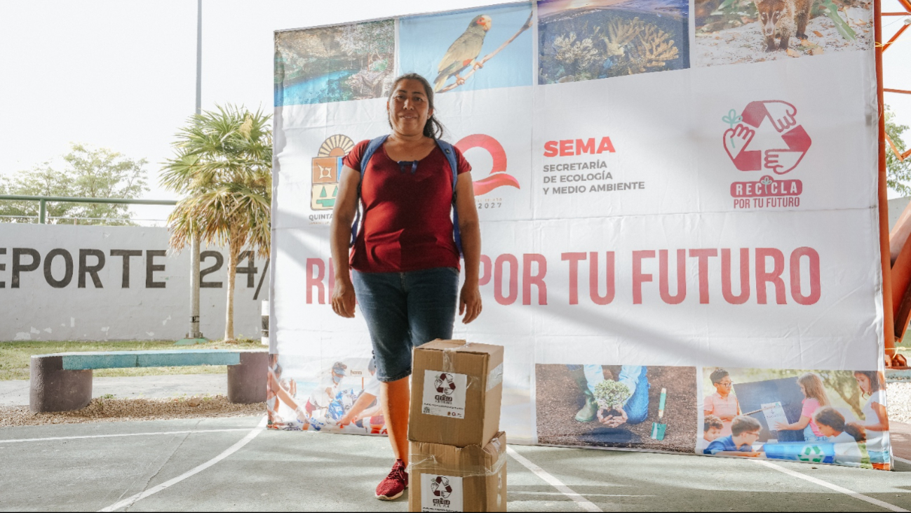 “Recicla Por Tu Futuro" fomenta la separación de basura a cambio de una ayuda alimentaria