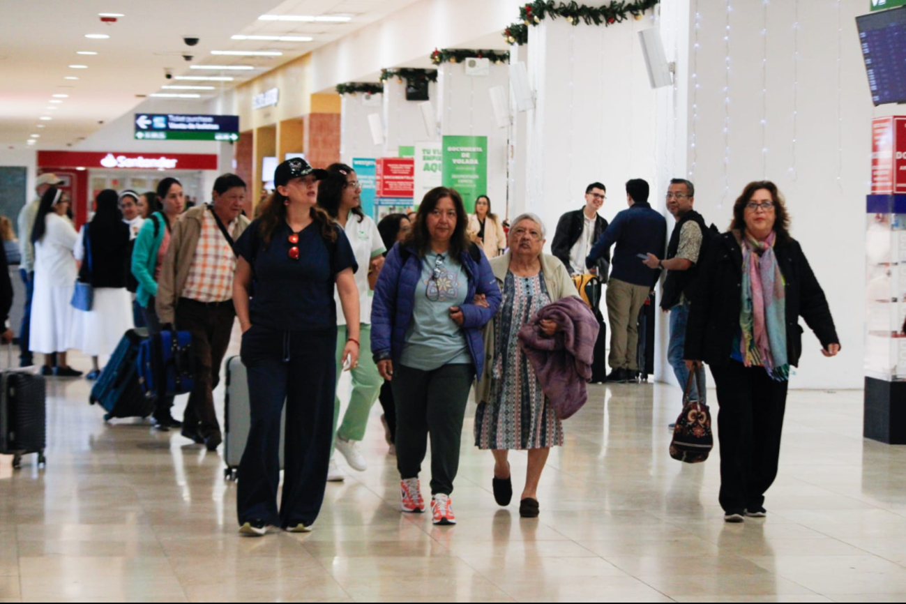 Se reportan ligeros retrasos en vuelos en el aeropuerto de Mérida