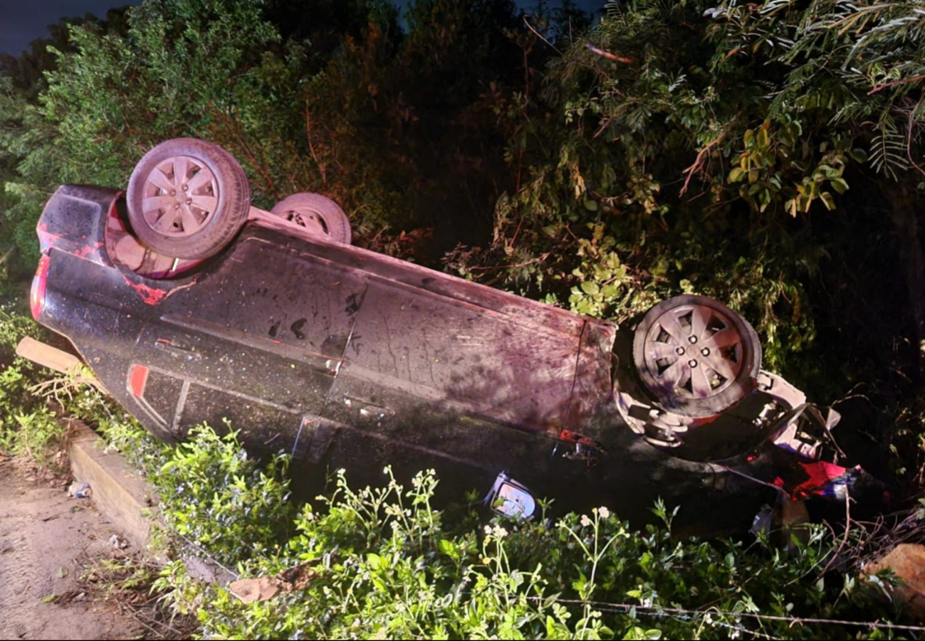 En el accidente no se reportaron personas lesionadas, solo daños materiales