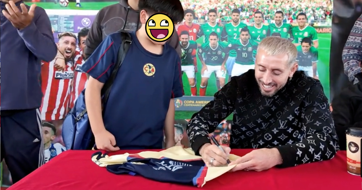 HH estuvo en casa firmando jerseys y tomándose fotos con sus seguidores