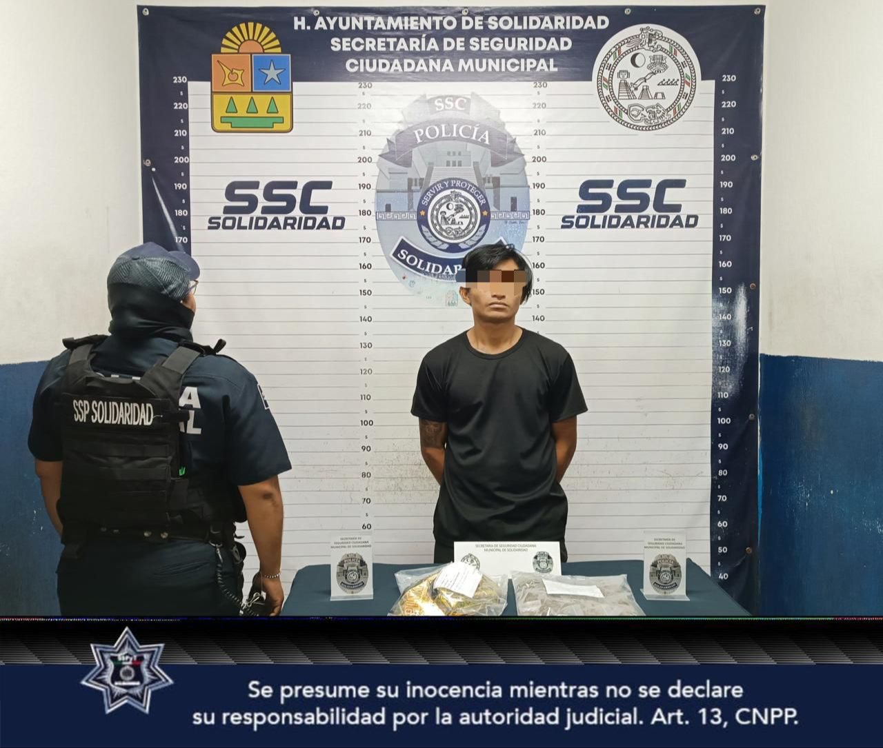 En la Colosio detienen a chiapaneco con 34 dosis de posible marihuana