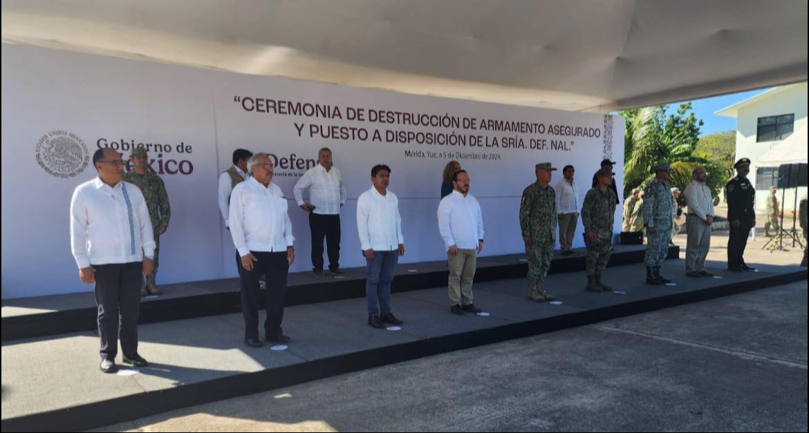 Fueron decomisadas armas de fuego y cartuchos útiles