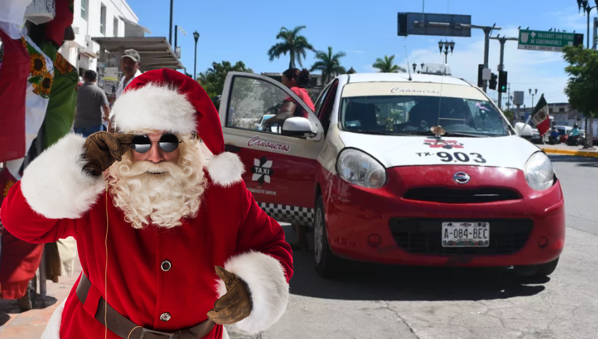 Esto es lo que te deben cobrar los taxis en Campeche durante la temporada decembrina