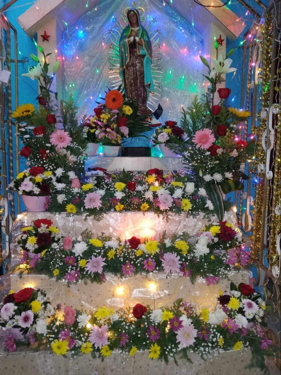 Saquean altar de la Virgen de Guadalupe