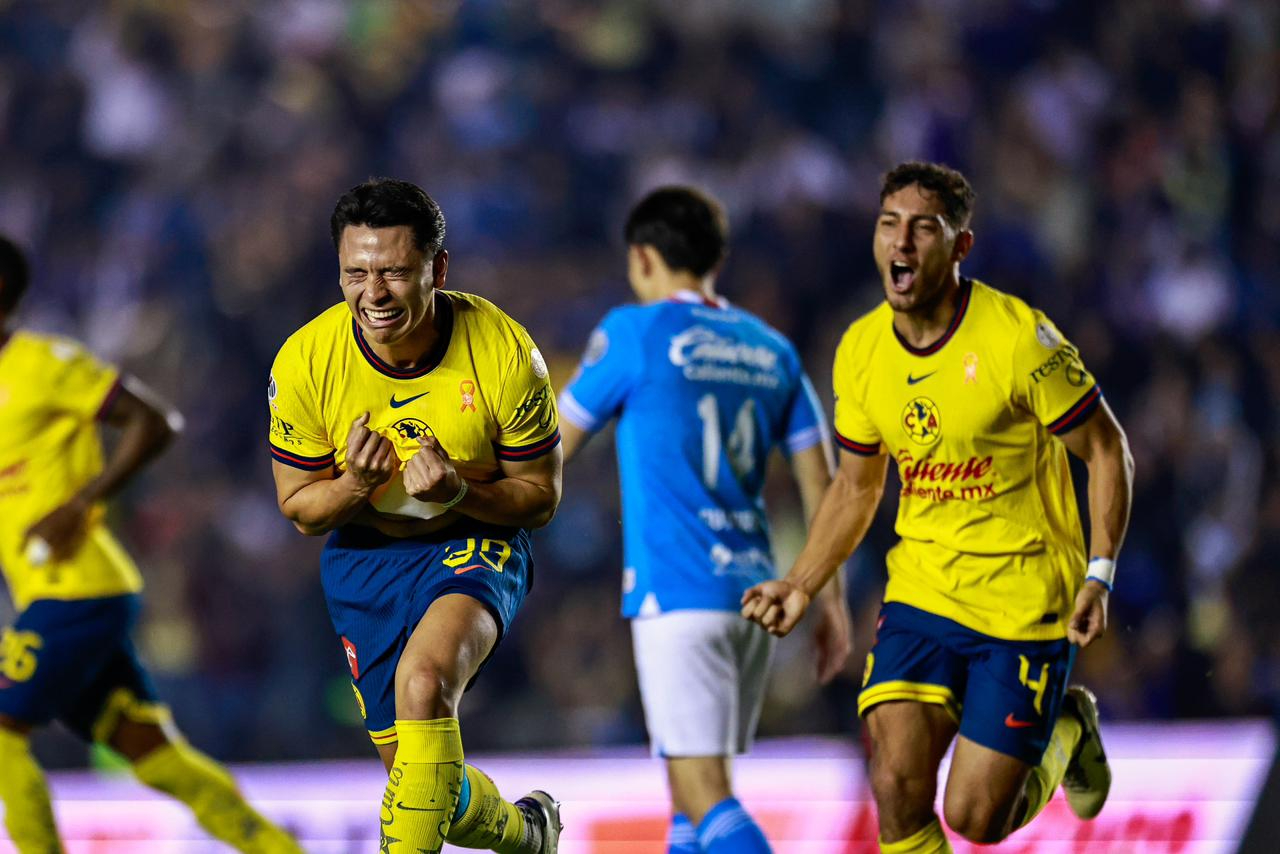 Los de Coapa celebrando el pase a la final