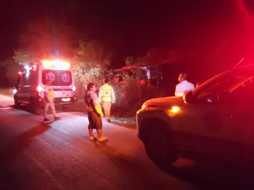 El accidente ocurrió a las 00:30 horas en el tramo ejido Belém, cerca del poblado del mismo nombre