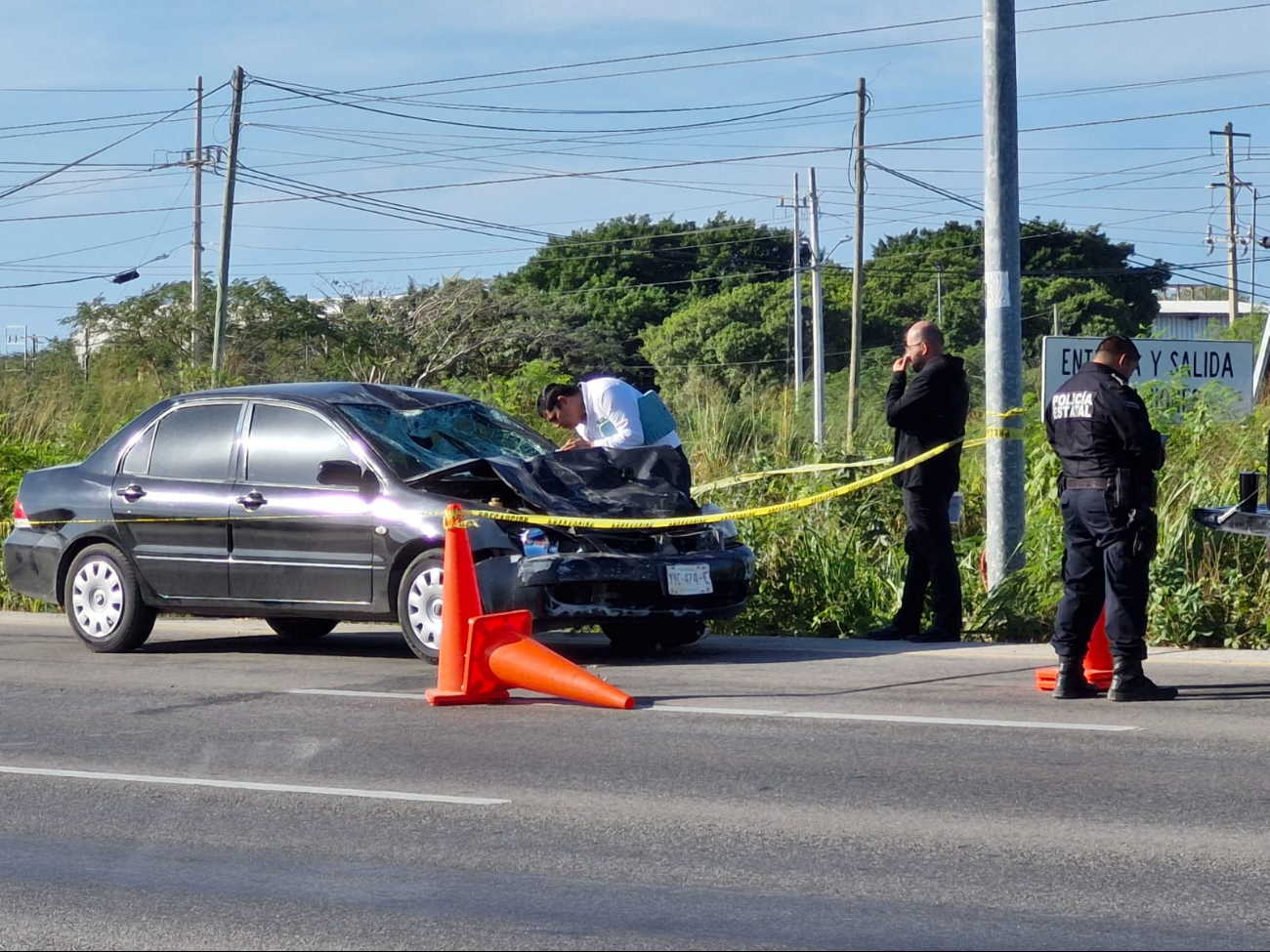 La SSP Yucatán atendió el accidente en la vía Mérida-Progreso