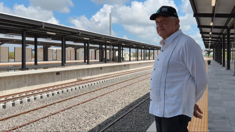 AMLO sobrevolará las obras del Tren Maya en Quintana Roo este sábado