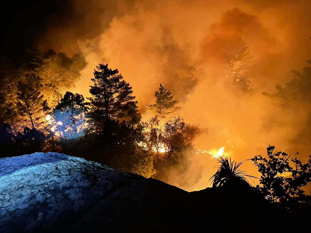 Son varias hectáreas las consumidas por el fuego en Hopelchén