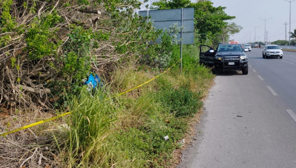 Hombre muere sobre la carretera Mérida-Progreso