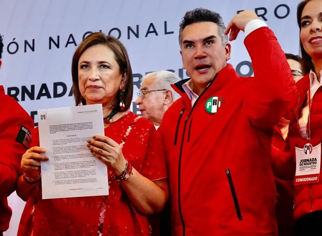Alito Moreno promete renunciar al PRI si Máynez declina en favor de Gálvez
