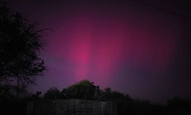 Pobladores admiran auroras boreales, aunque les preocupa