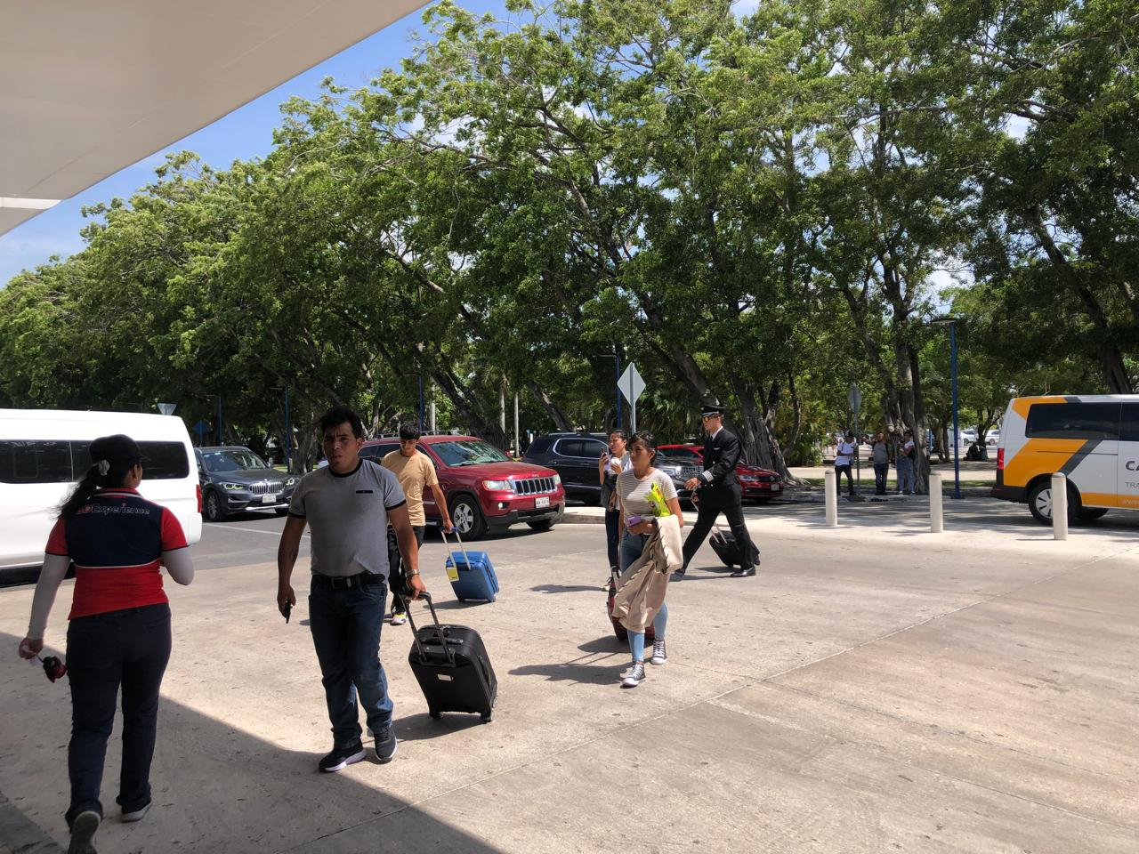 Solo hubo cinco demoras en el aeropuerto de Cancún este martes