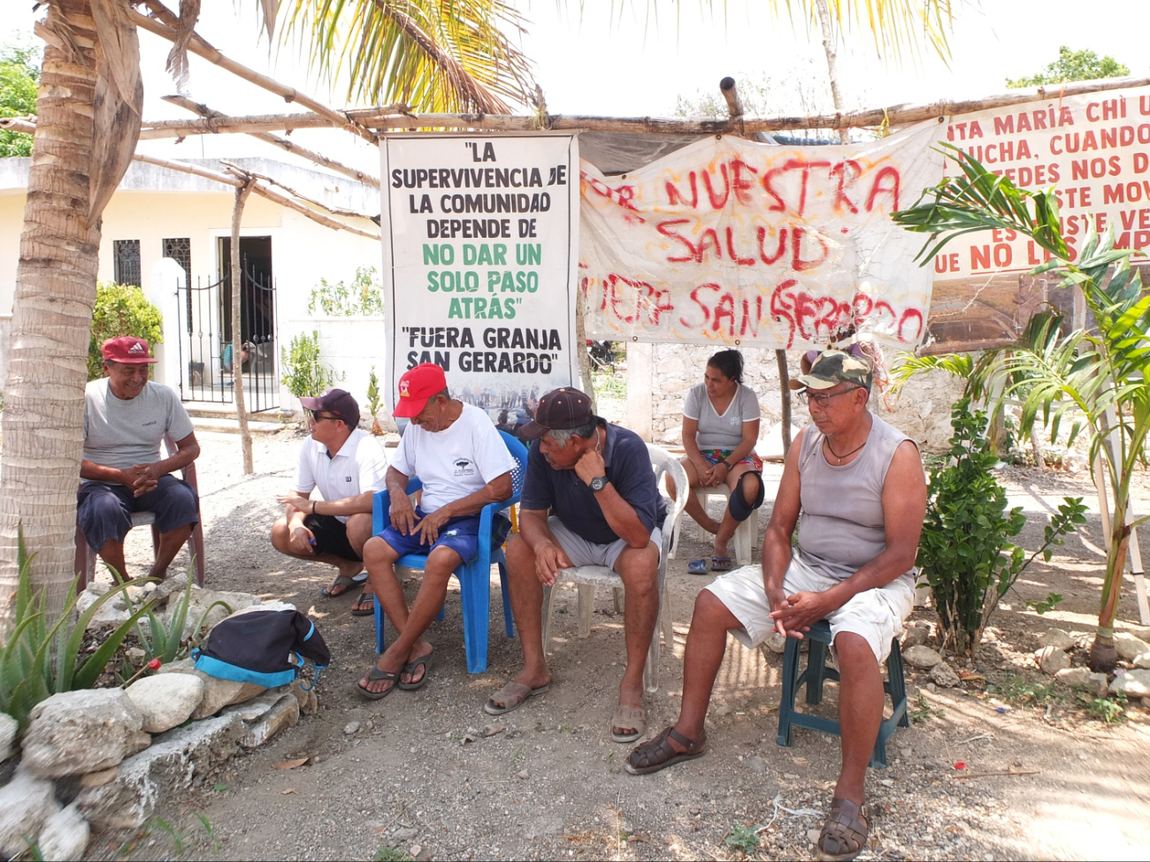 Vecinos de Santa María Chi en Mérida llevan un año de lucha contra la granja porcícola de ‘San Gerardo’