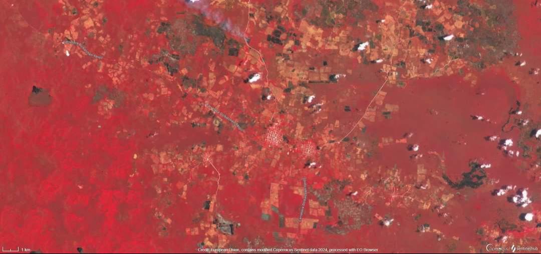 Con imágenes al rojo vivo, fue reportado que el Complejo de Incendios Forestales de la Zona de la Montaña en Hopelchén