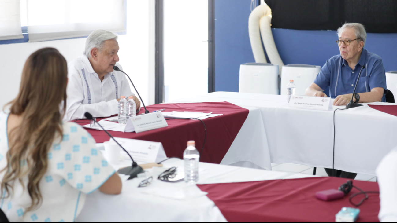 Reunión de salud del presidente Andrés Manuel López Obrador